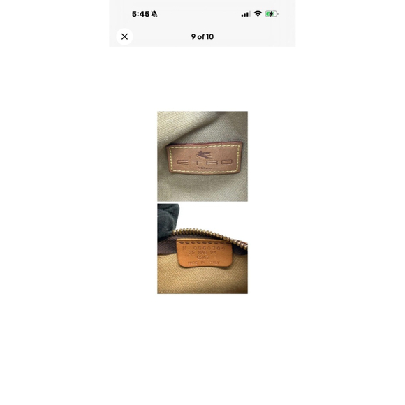 Etro Milano Mini Paisley Papillon Barrel Bag - Picture 9 of 10